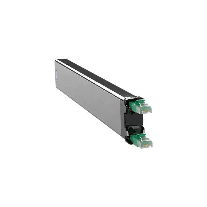 Patchbox Cassette Câble patch slim 365 Cat 6A, UTP, 0.8 m, Vert