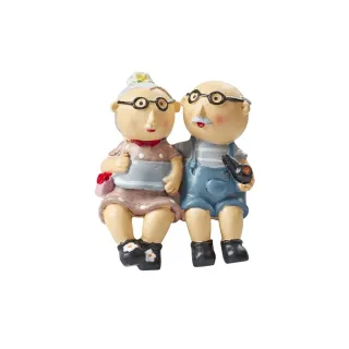 HobbyFun Mini figurine Grand-mère et Grand-père 6 cm