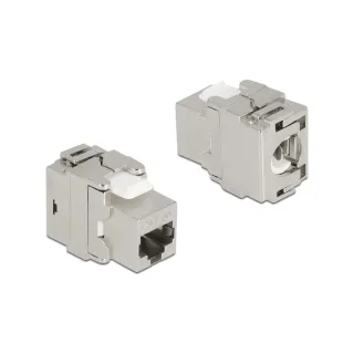 Delock Module Keystone RJ45 - LSA, Cat.6A 180° sans outil, STP