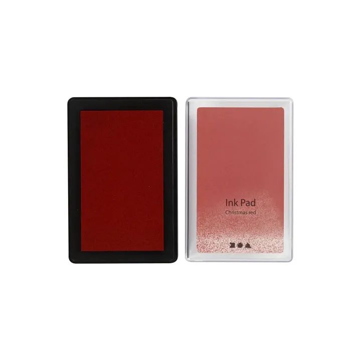 Creativ Company Tampon encreur Pad dencre | 9 x 6 x 2 cm Rouge