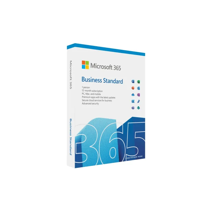 Microsoft 365 Business Standard Boîte, version complète, anglais