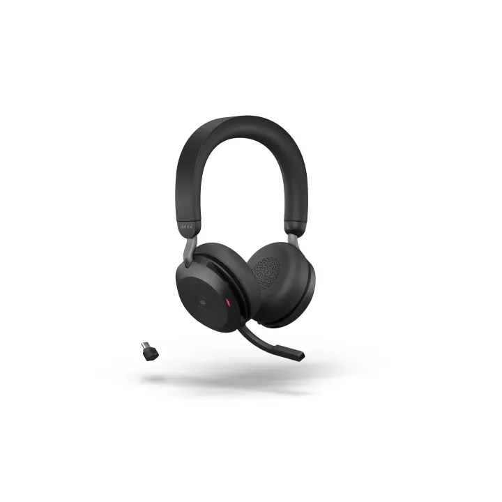 Jabra Casque Evolve2 75 Duo MS USB-C, Noir