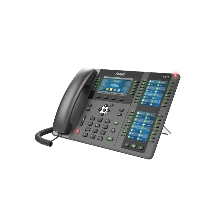 Fanvil Téléphone de bureau X210 Noir