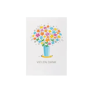 ABC Carte de remerciement Bouquet B6