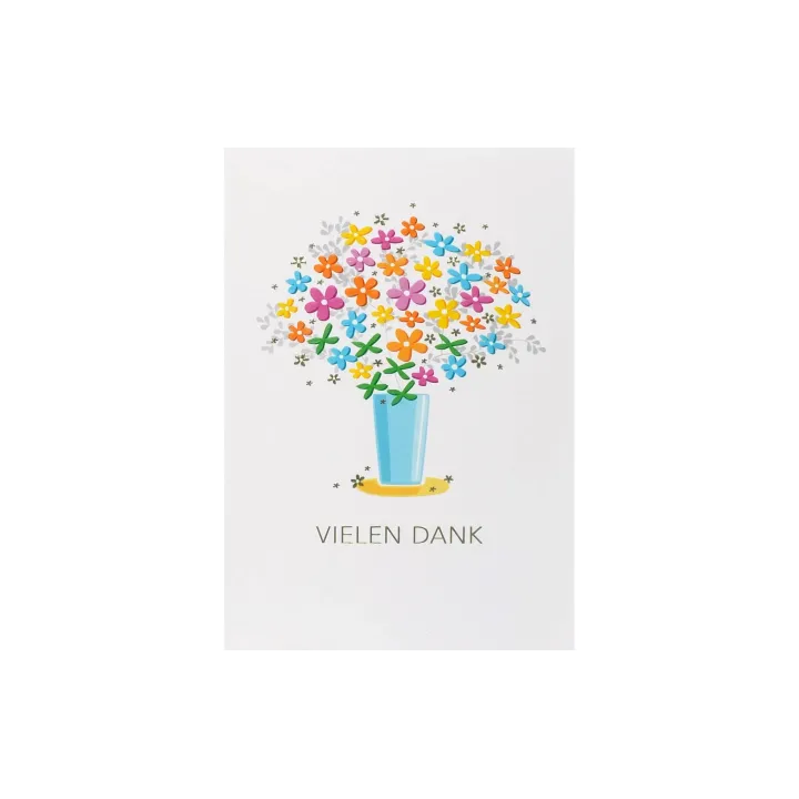 ABC Carte de remerciement Bouquet B6