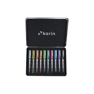 Karin Brushpen Métallique 28Z1 Couleurs métalliques, 10 pièces