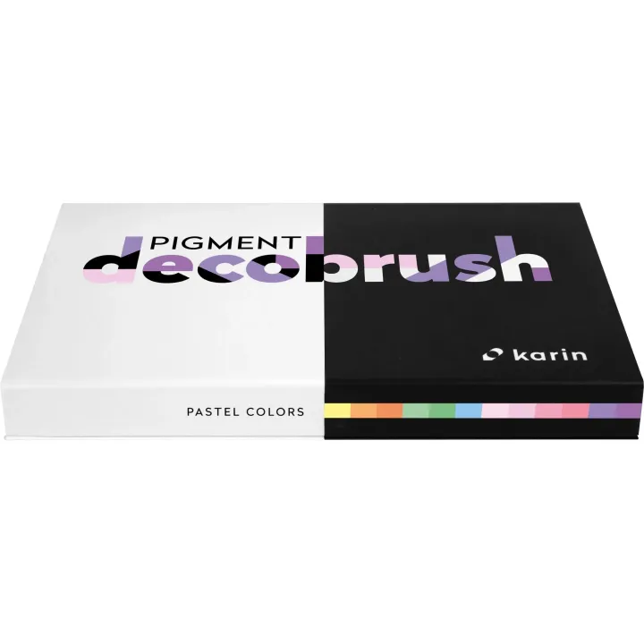 Karin Brushpen Pigment Deco Brush Couleurs pastel