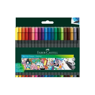 Faber-Castell Fineliner Kit de prise en main 0.4 mm20 pièces