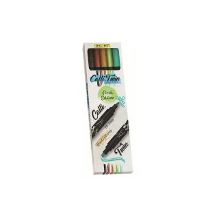 Online Brushpen Callibrush Twin Handlettering Multicolore, 5 pièces