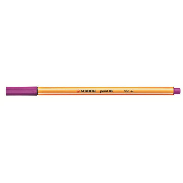 STABILO Fineliner Point 88 10 pièces, violet