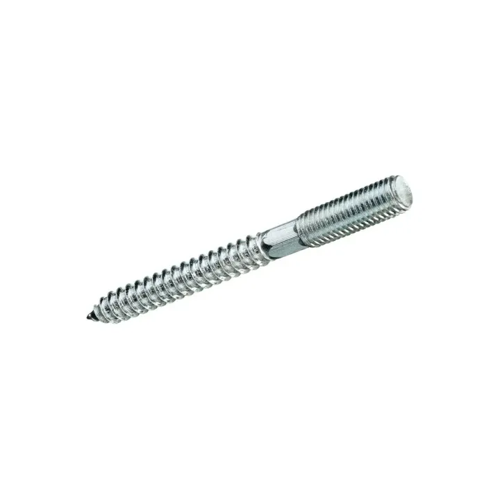 Krafter Vis à double filetage, Inox A2 M8 x 100 mm, 2 pièces