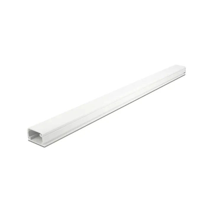 Delock Goulotte autocollant 1 m x 35 mm Blanc