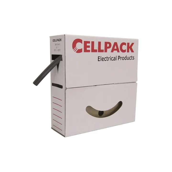 Cellpack AG Gaine thermorétractable 10 m x 6 mm Noir