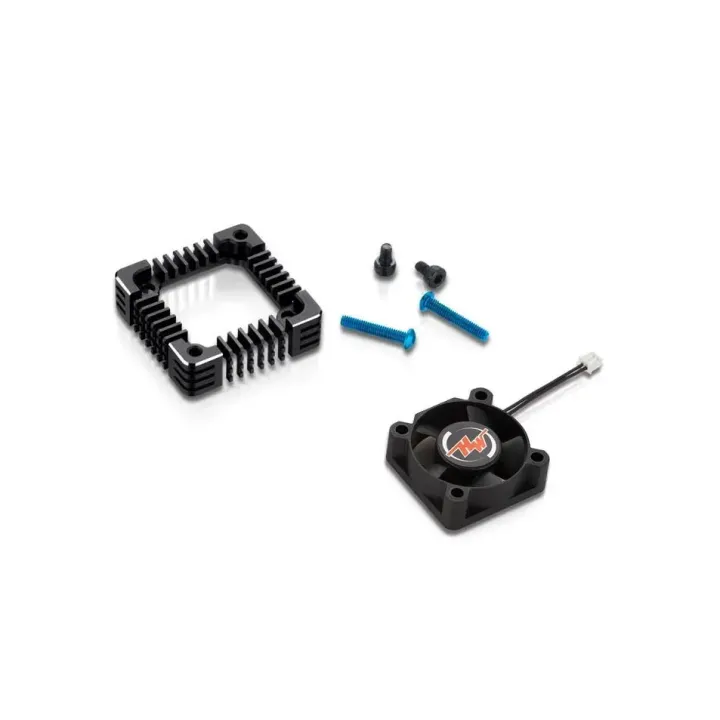 Hobbywing Ventilateur & adaptateur 3010, noir, pour XR10 Pro G2