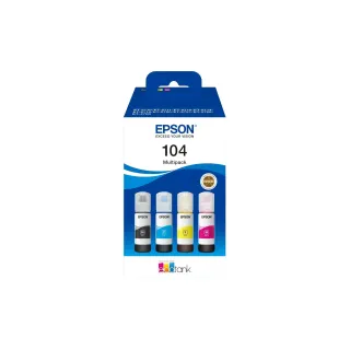 Epson Encre 104 - C13T00P640 BK, Y, C, M