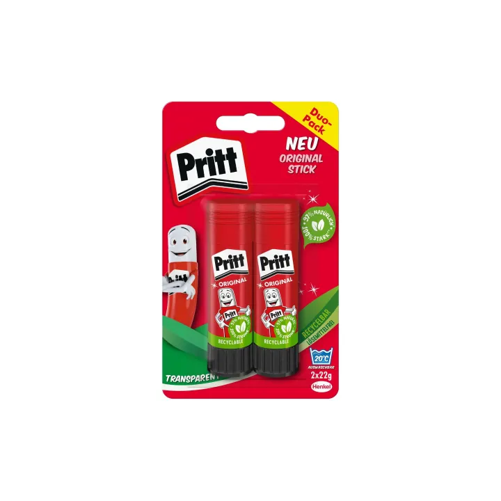 Pritt Bâton de colle 22 g, 2 pièce