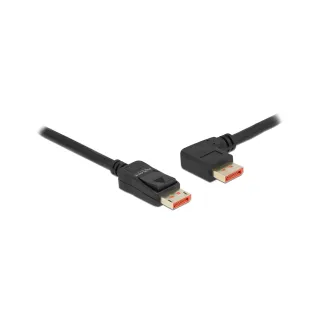 Delock Câble Coudé à gauche DisplayPort - DisplayPort, 1 m