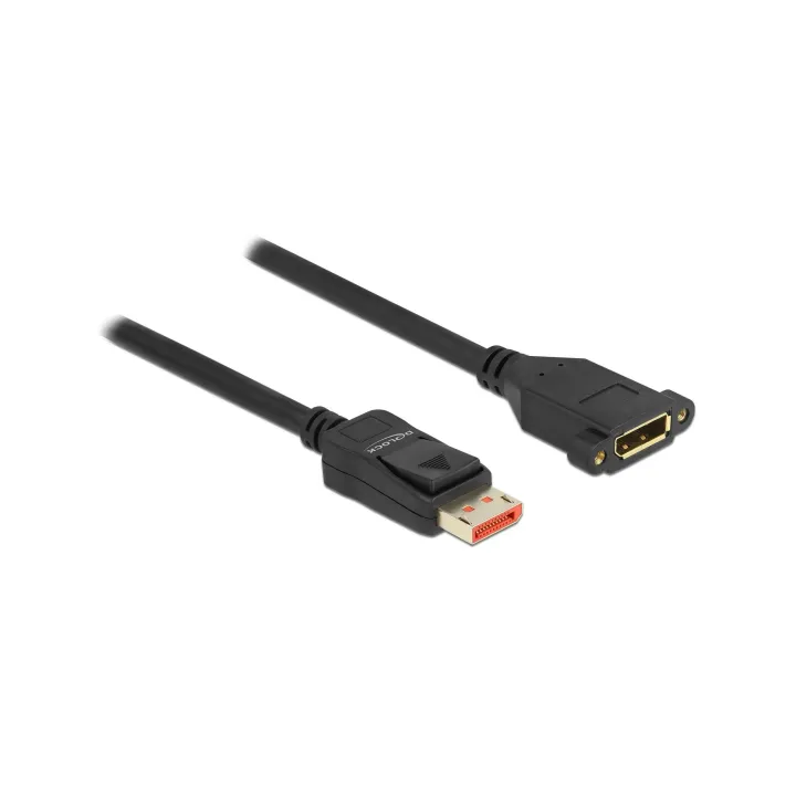 Delock Câble de prolongation à encastrer DisplayPort - DisplayPort, 1 m