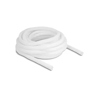 Delock Manchon tressé autofermant 10 m x 13 mm Blanc