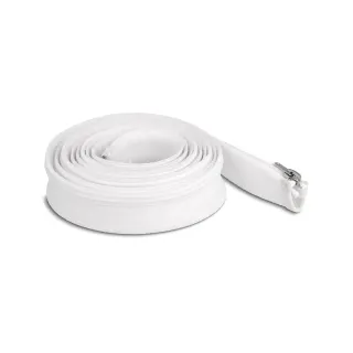 Delock Manchon tressé avec fermeture à glissière 3 m x 30 mm Blanc