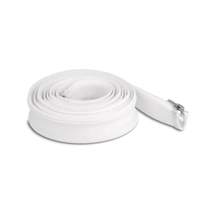 Delock Manchon tressé avec fermeture à glissière 3 m x 30 mm Blanc