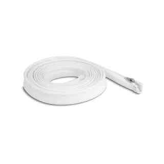 Delock Manchon tressé avec fermeture à glissière 3 m x 20 mm Blanc