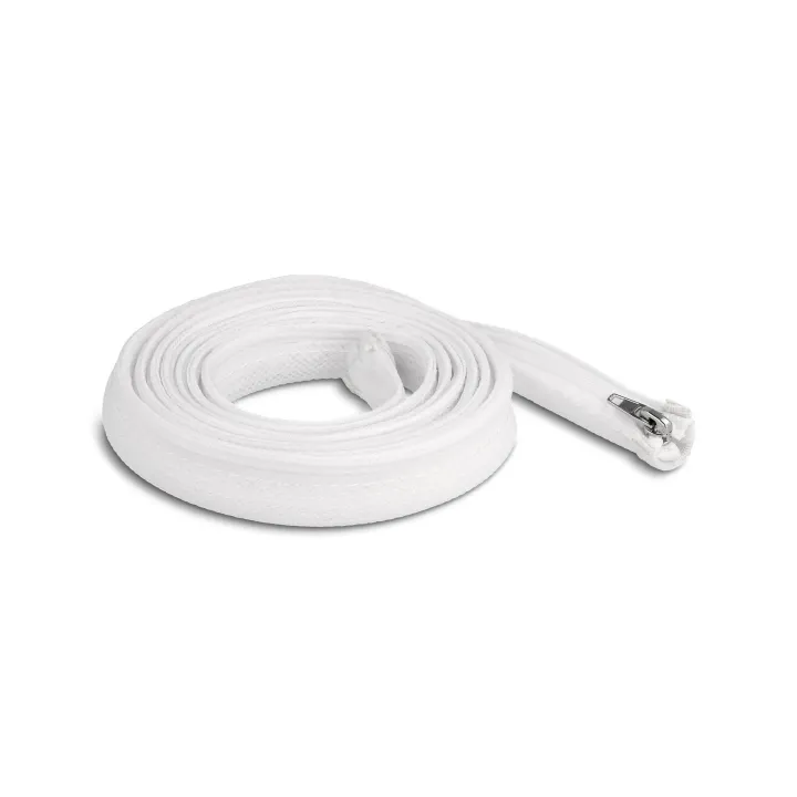 Delock Manchon tressé avec fermeture à glissière 2 m x 20 mm Blanc