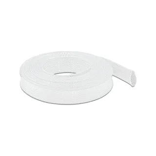 Delock Manchon tressé étirable 10 m x 25 mm Blanc