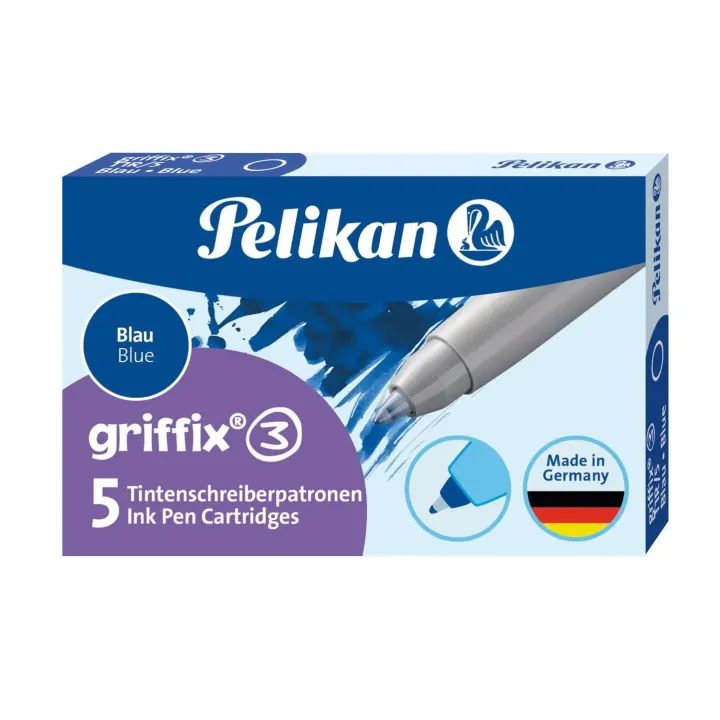 Pelikan Cartouche d’encre Griffix Bleu roi, 5 pcs