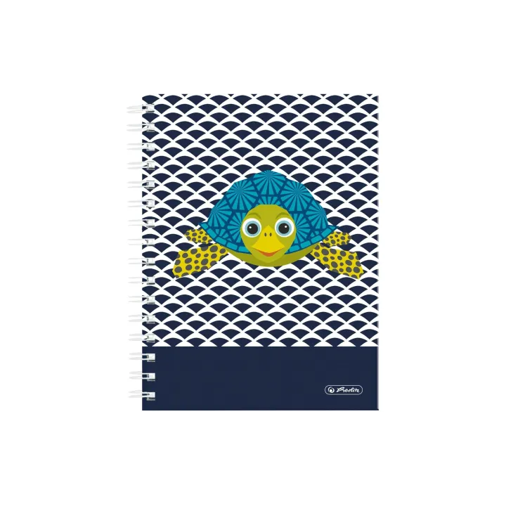 Herlitz Carnet de notes Cute Turtle A5 100 feuilles quadrillées