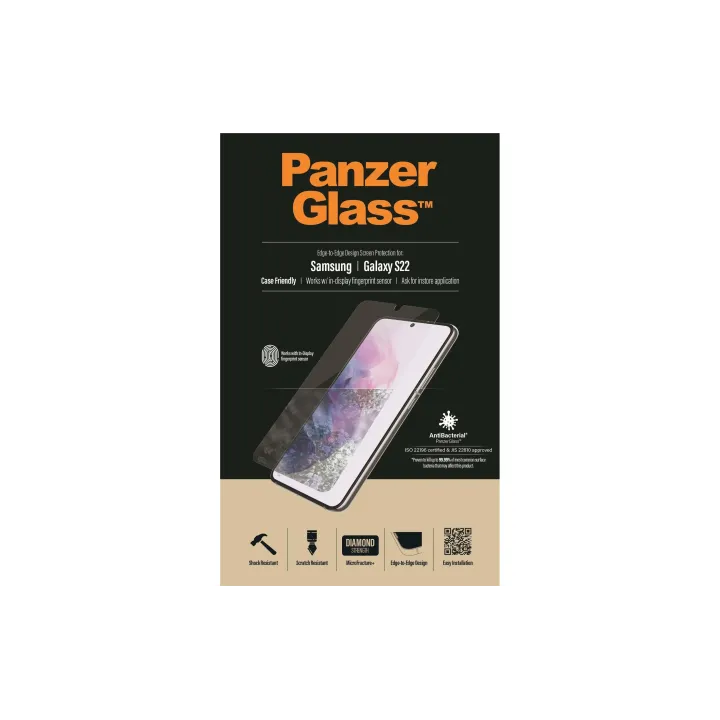 Panzerglass Protection d’écran Case Friendly Fingerprint Galaxy S22