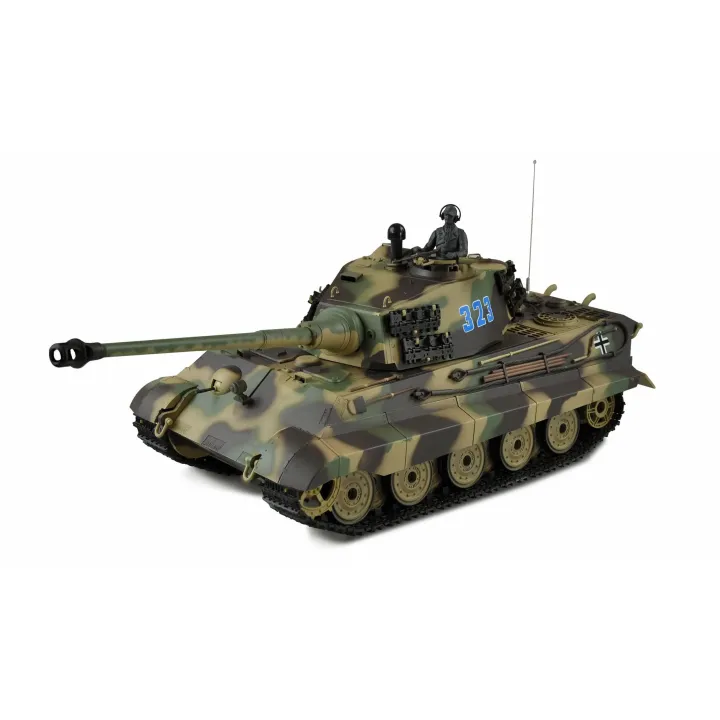 Amewi Tank Königstiger avec tour de Henschel, Professional Line 1:16, RTR