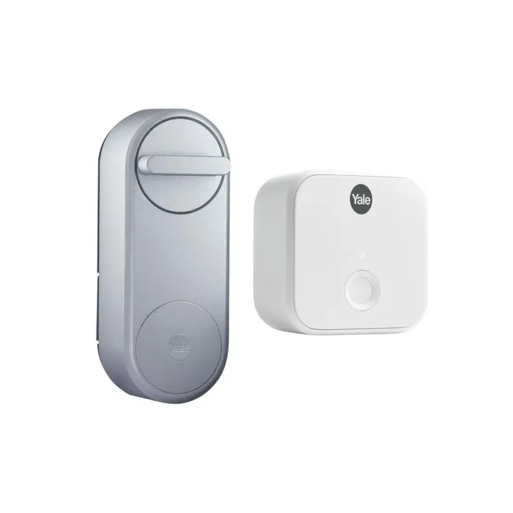 Yale Linus Smart Lock, Argent EU, bridge inclus