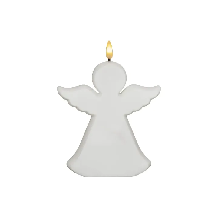 Star Trading Bougie funéraire LED Flamme Angel, Blanc