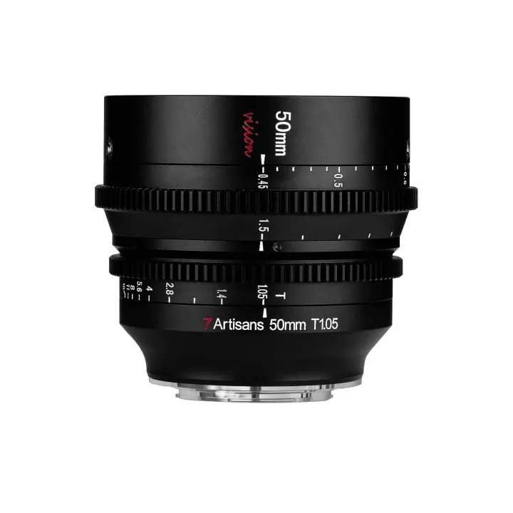 7Artisans Longueur focale fixe 50mm T-1.05 – Fujifilm X-Mount