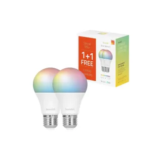 hombli Ampoule Smart Bulb, E27, 9W, RGB + CCT, 1+1 pack