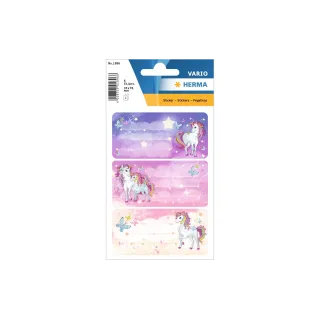 Herma Stickers Étiquettes scolaires Licorne