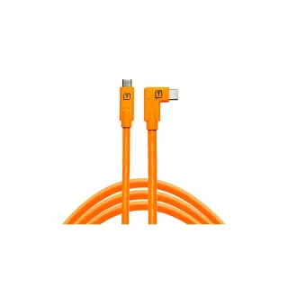 Tether Tools Câble USB-C vers USB-C angle droit orange