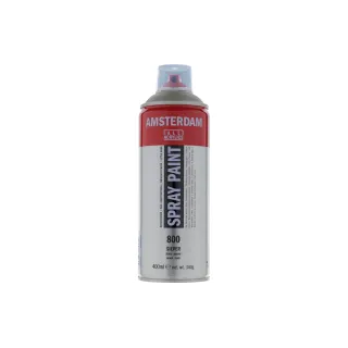 Amsterdam Acrylique en bombe 800 Argent semi-opaque, 400 ml