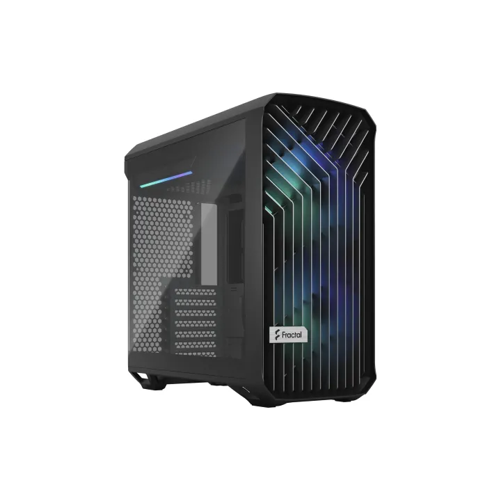 Fractal Design Boîtier d’ordinateur Torrent Compact RGB TG Light Tint Noir