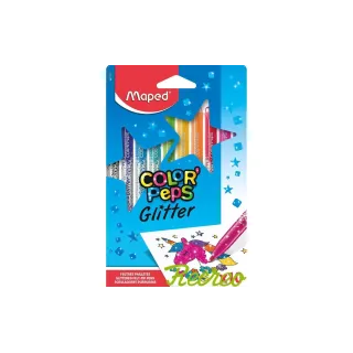 maped Crayon feutre Color Peps Paillettes, 10 pièces