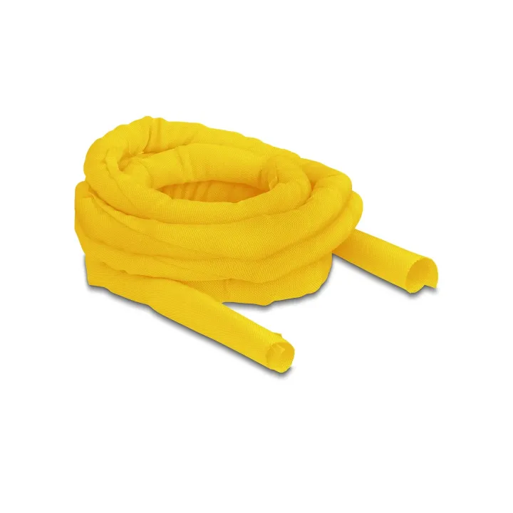 Delock Gaine de câble auto-fermant 5 m x 25 mm Jaune