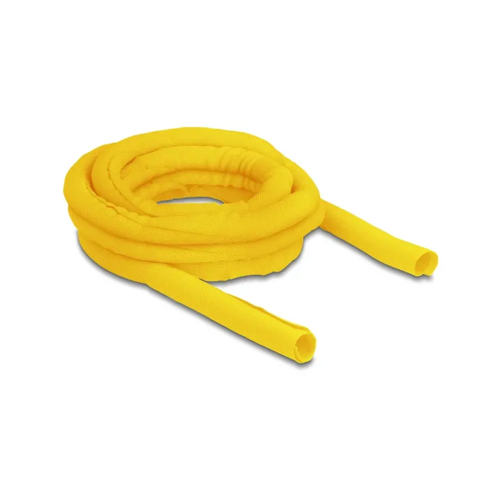 Delock Gaine de câble auto-fermant 5 m x 19 mm Jaune