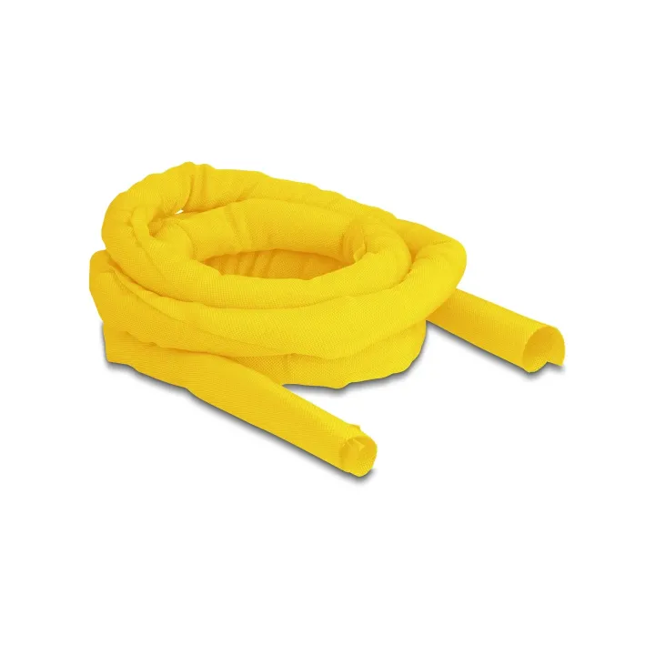 Delock Gaine de câble auto-fermant 2 m x 25 mm Jaune