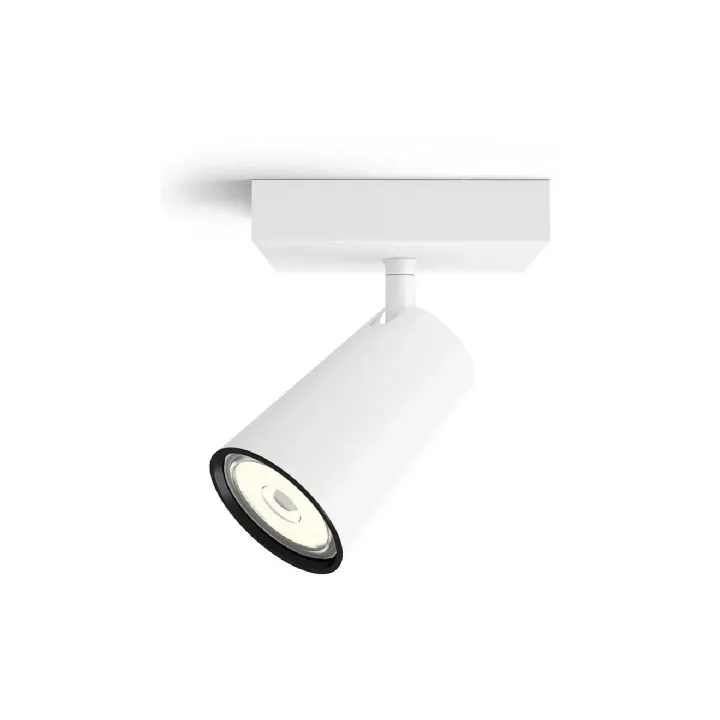 Philips Spot encastré Paisley, GU10, 5.5 W, blanc