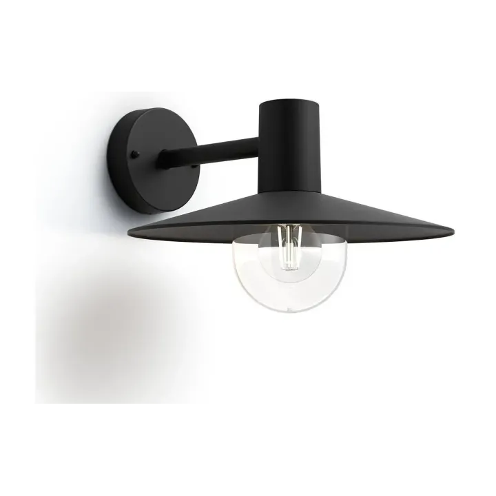 Philips Lampe murale Skua, E27, 42 W, noir