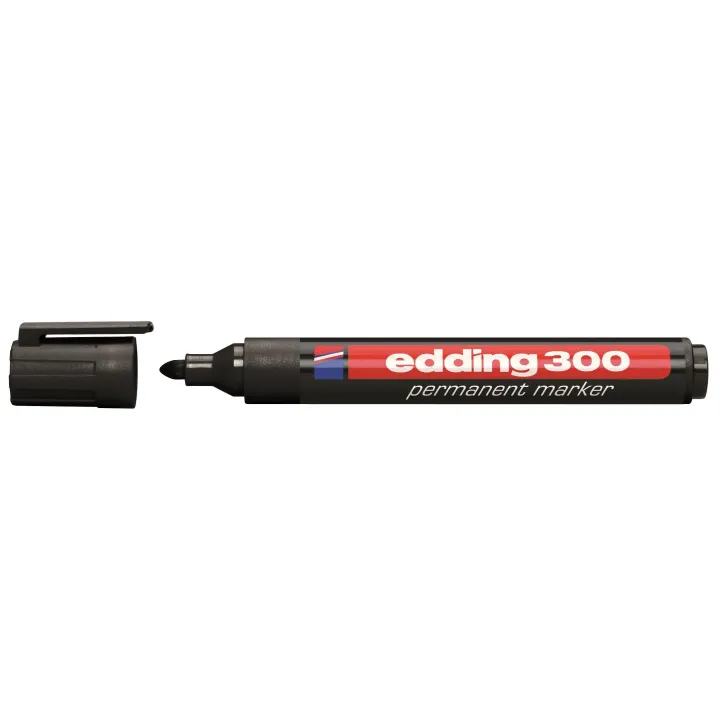 edding Marqueur indélébile 300 Noir