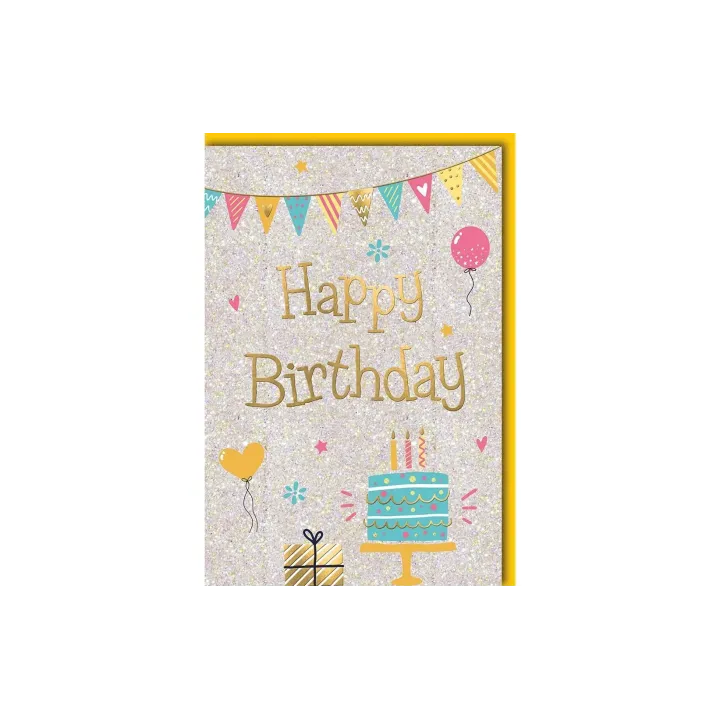 Braun + Company Carte de félicitations Anniversaire 11.5 x 17 cm, enveloppe incluse