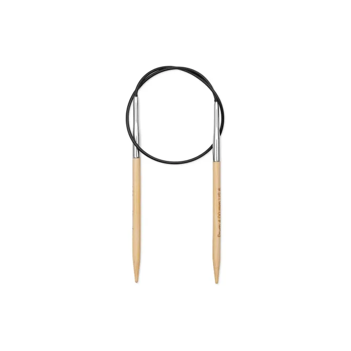 Prym Aiguille à tricoter circulaire Bambou 4.00 mm, 40 cm