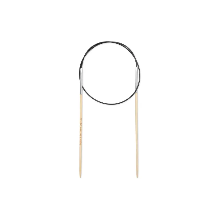 Prym Aiguille à tricoter circulaire Bambou 2.50 mm, 60 cm